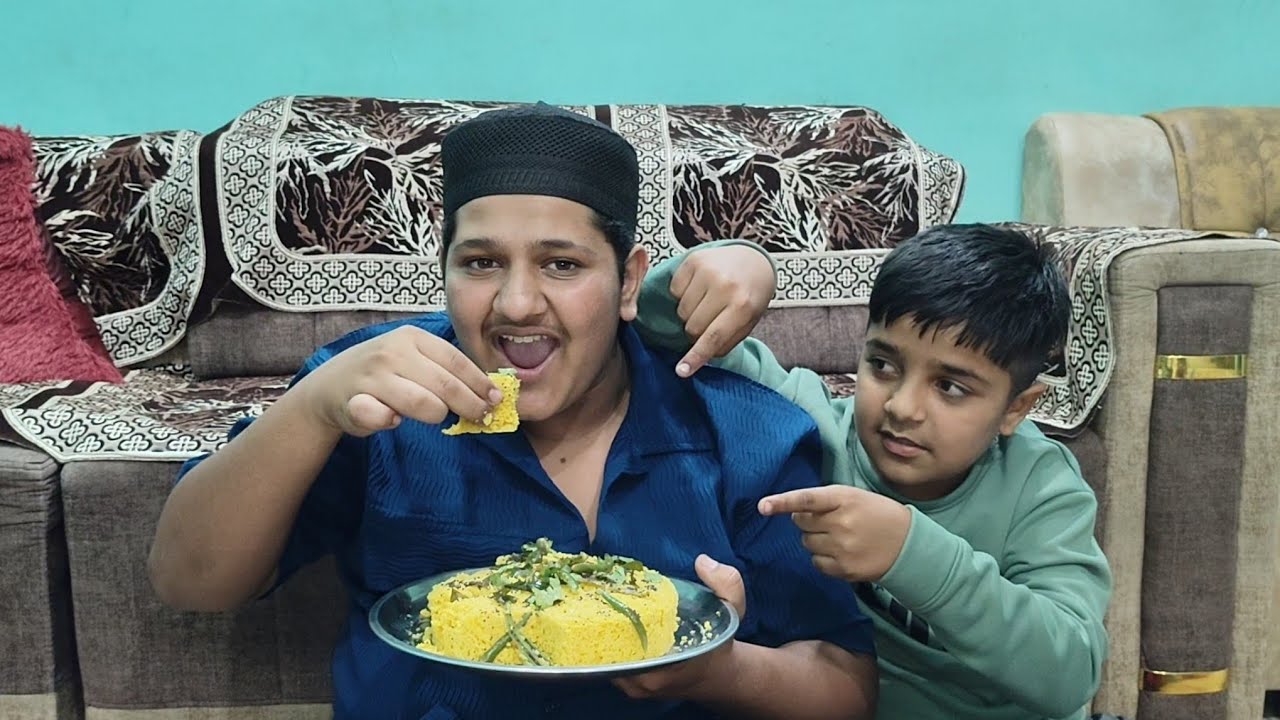 Mummy ne banaya Khaman Dhokla🤤