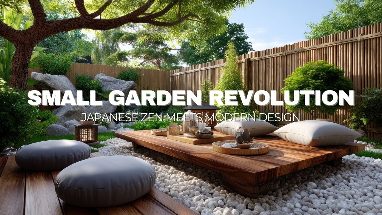 Small Garden Trends 2026  Japanese Zen Meets Modern Backyard Design