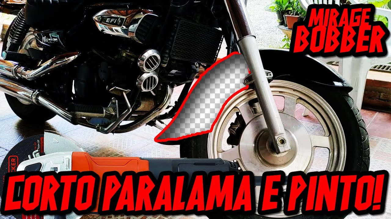 Mirage 250 Como recuperar o paralama dianteiro? | Mirage AGORA é Bobber?
