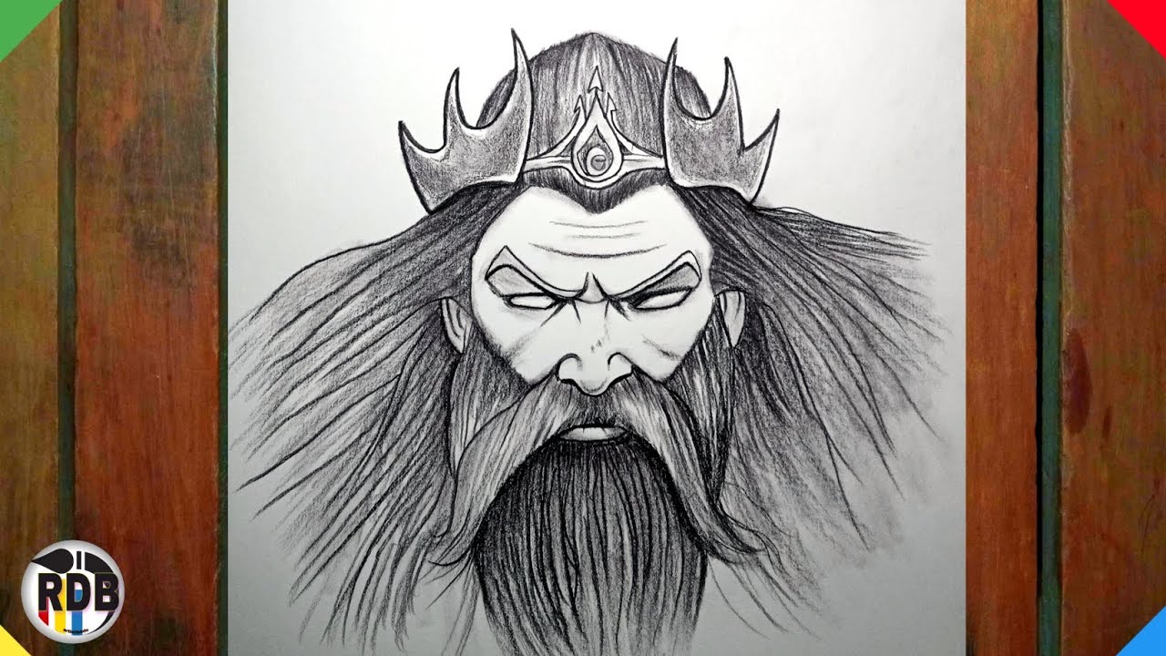 How To Draw Poseidon | drawing Tutorial