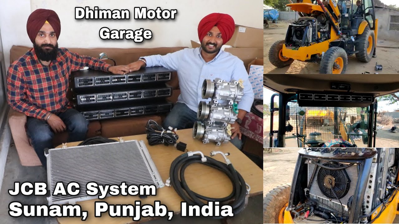 Air Conditioning System  | JCB 3DX AC Fitting | Tractor Cabin AC | Dhiman Motor | Sunam, Punjab