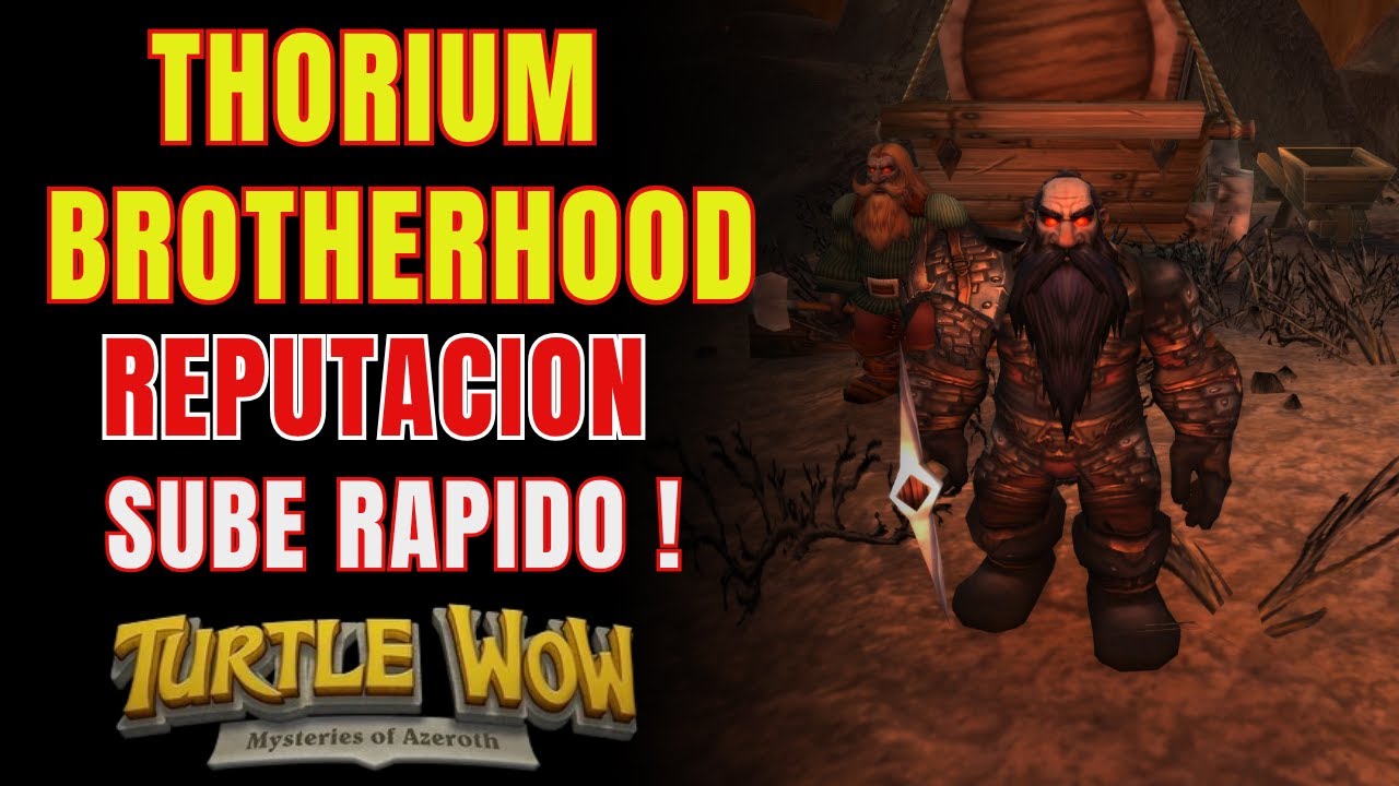 🔥 SUBE REPUTACIÓN con la HERMANDAD DEL TORIO y DESBLOQUEA RECETAS ÉPICAS en Turtle WoW ⚒️
