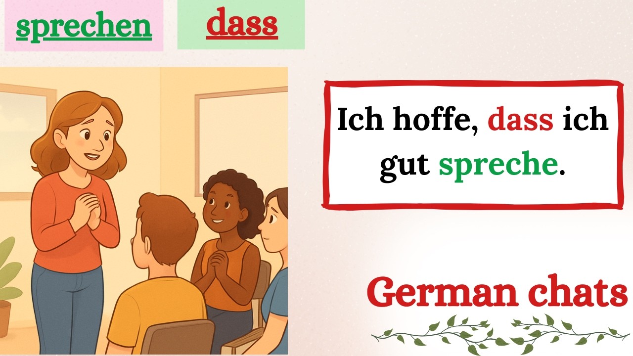 Keine Angst vor langen Sätzen 👍 | Deutsch A1 mit Weil & Wenn