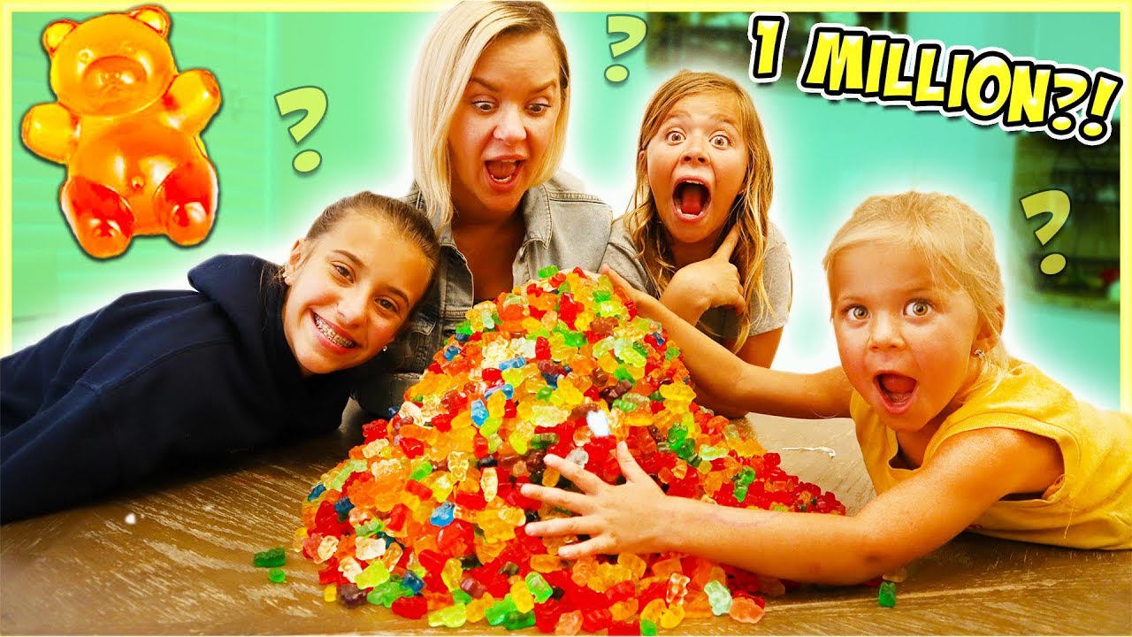 NO BUDGET AT THE CANDY STORE!! WE BUY 1 MILLION GUMMY BEARS!
