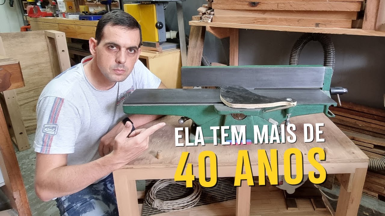 Minha plaina desempenadeira Acerbi