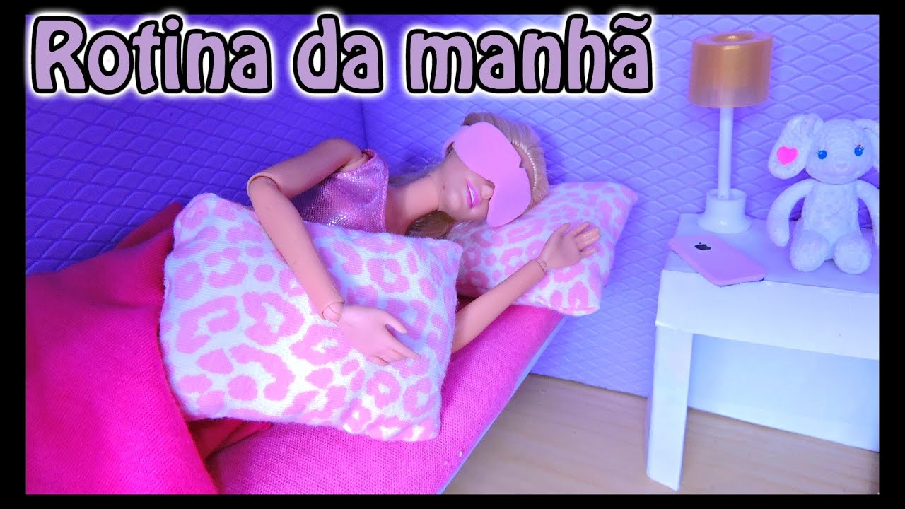 NOVELINHA : ROTINA da BARBIE MANHÃ