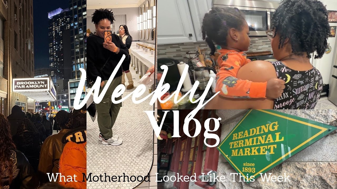 Weekly Vlog 💛: trap karaoke in BK, auntie duties, wedding guest shopping & mother-daughter baking 