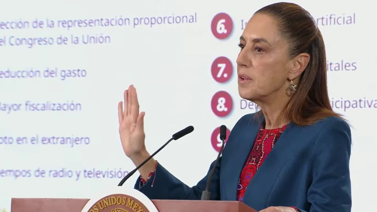 EN VIVO l SHEINBAUM ALISTA PLAN B en CASO de RECHAZO a SU INICIATIVA de REFORMA ELECTORAL