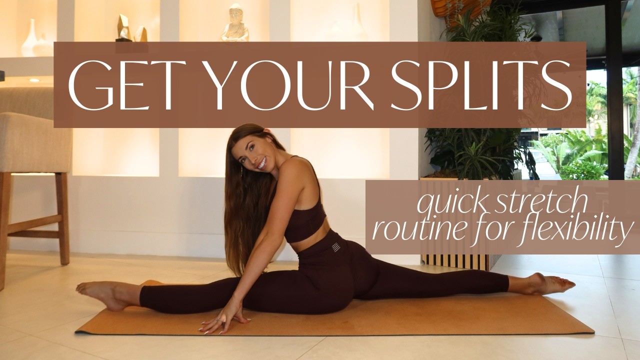 GET YOUR SPLITS + Hip Flexibility Stretches | 21 DAY CHALLENGE