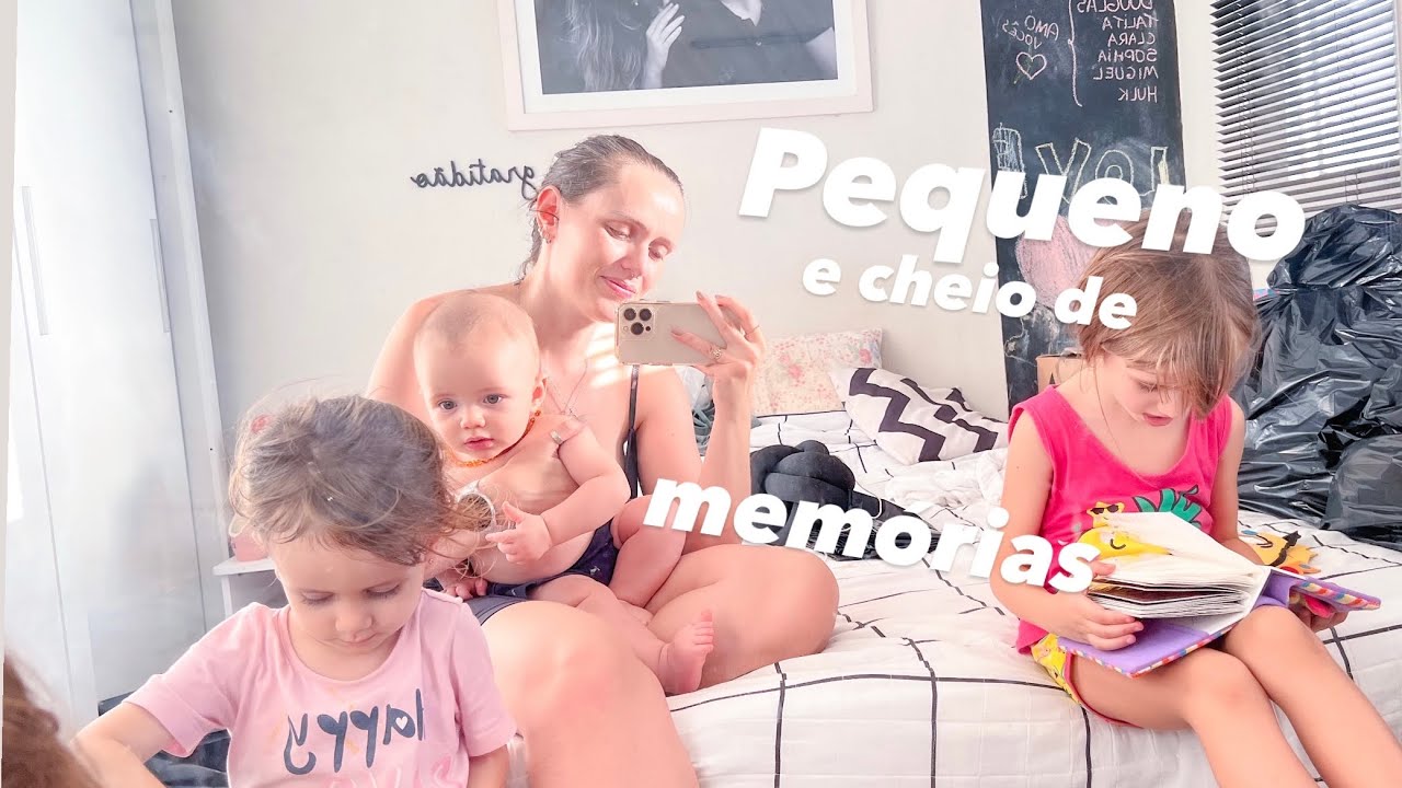 Home Tour pelo apartamento antigo (40m2 para uma família de 5 pessoas)!