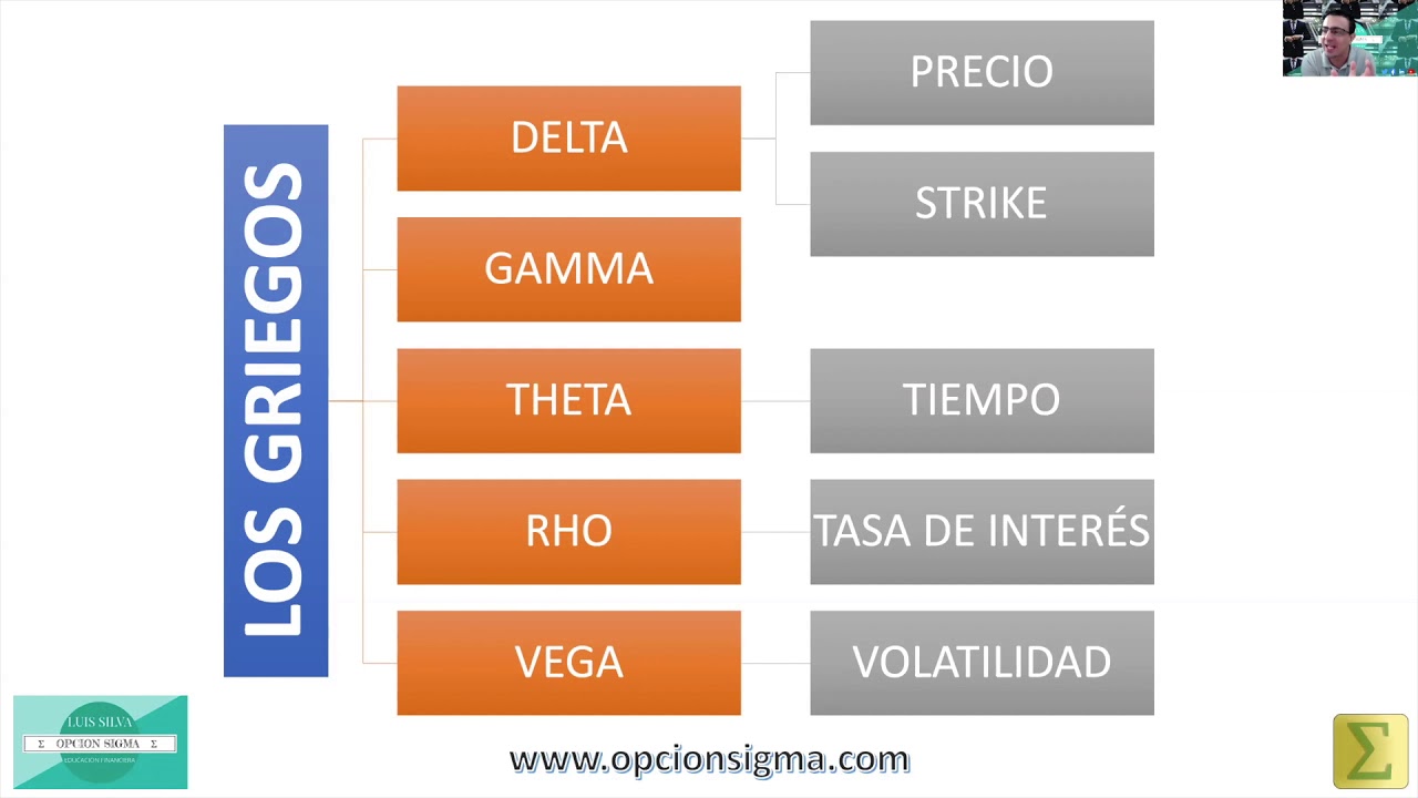 Precios de las Opciones Financieras - Griegos / The Greeks - Options Pricing - Mec&aacute;nica de Opciones