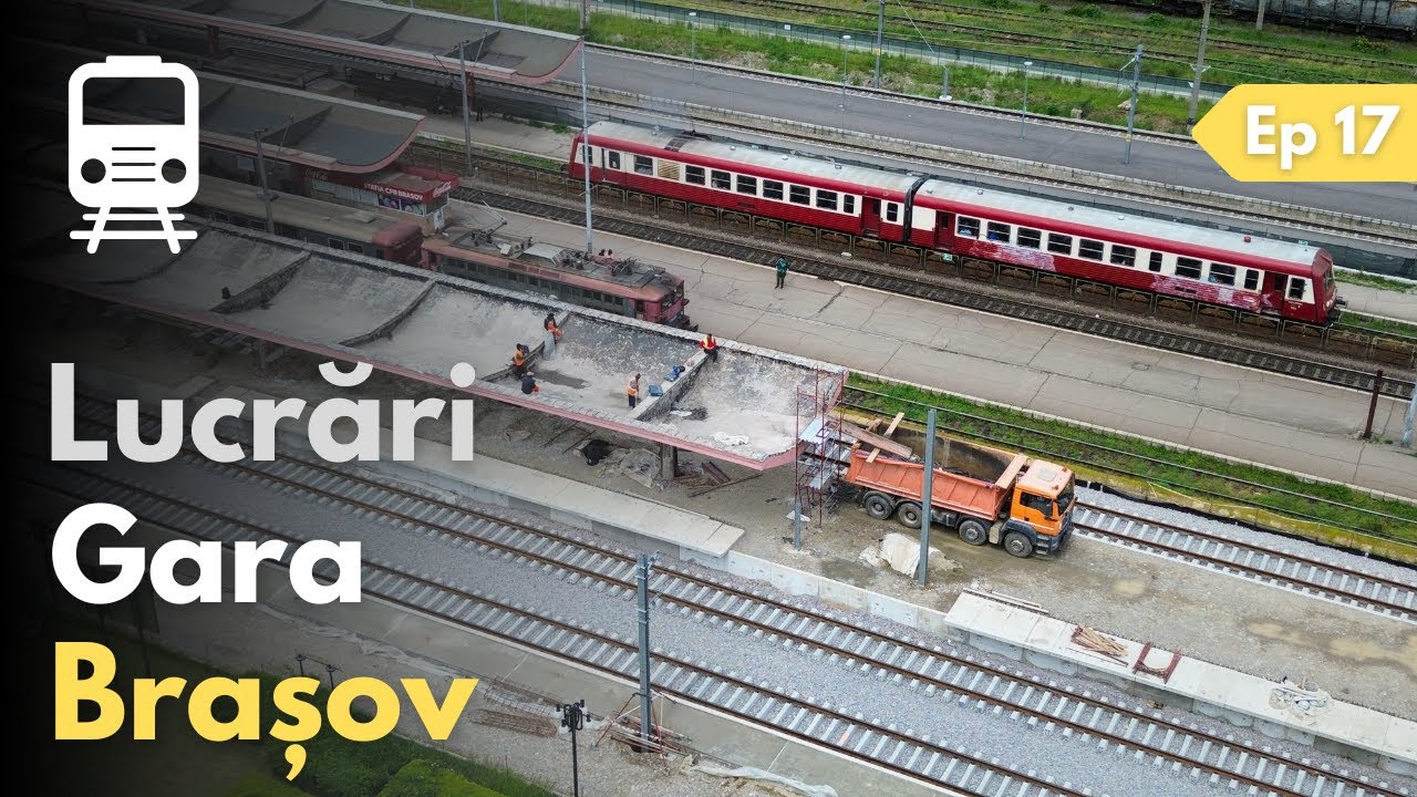 ⛏ Lucrări Calea Ferată Gara Brașov Ep 17 🚆 24.05.2025