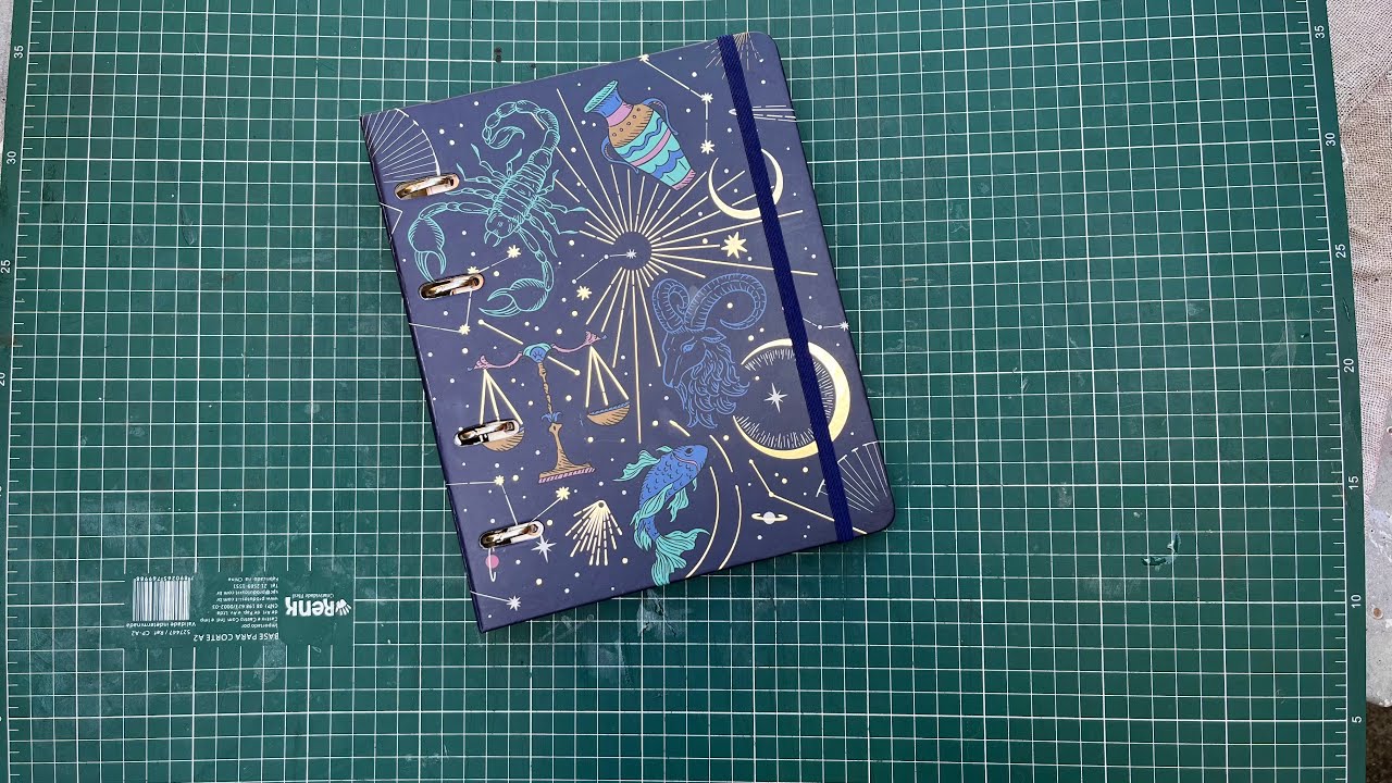 Configurando caderno criativo da Cicero 
