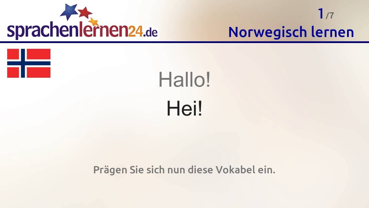 Norwegisch lernen (kostenloses Sprachkurs-Video)