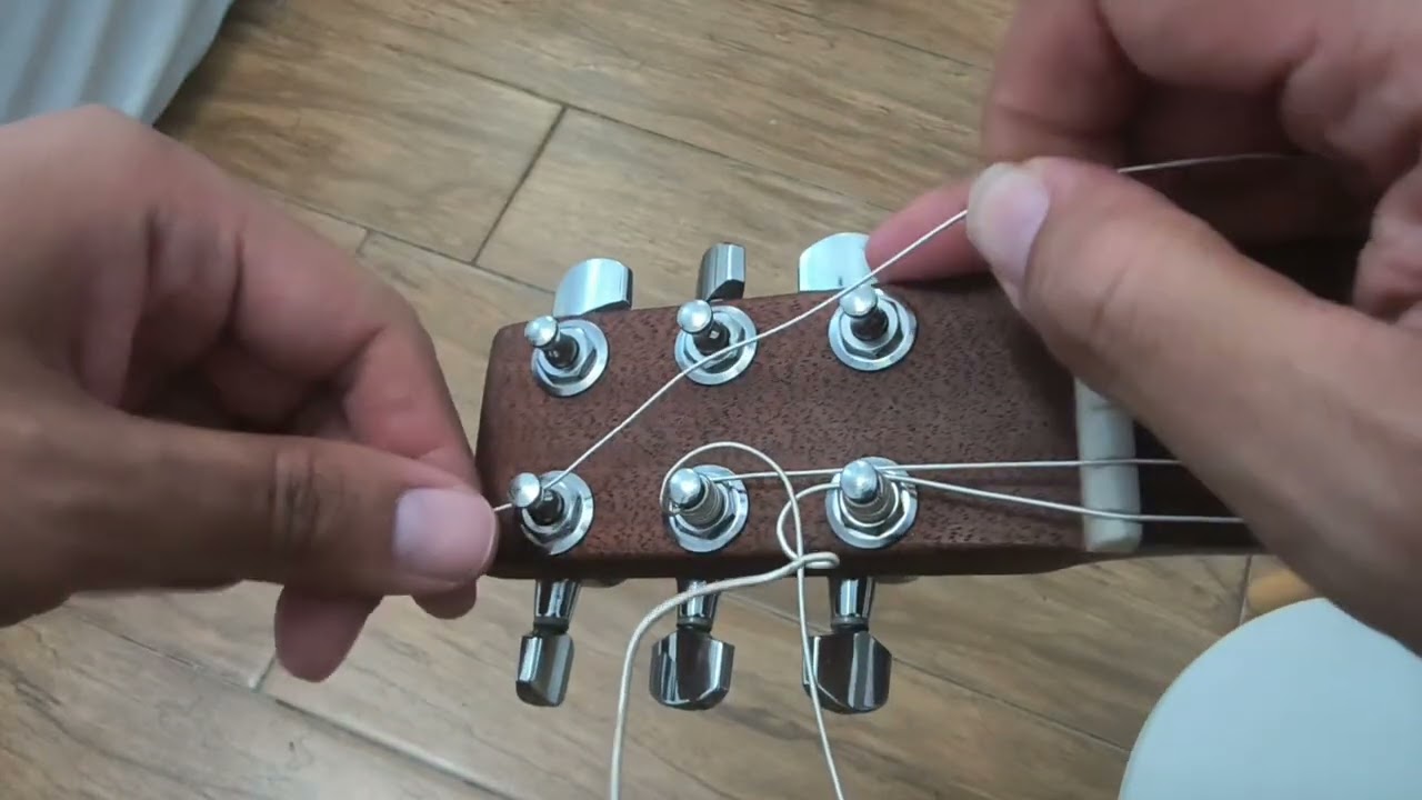 How To String a Fender, Yamaha, and Ibanez Nylon Guitar 