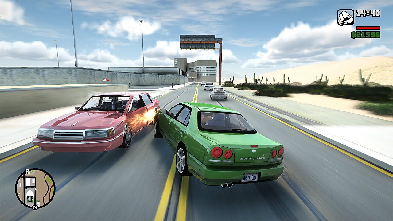 GTA SA Realistic Vehicle Deformation - Crash Testing Real Car Mods Ep.38