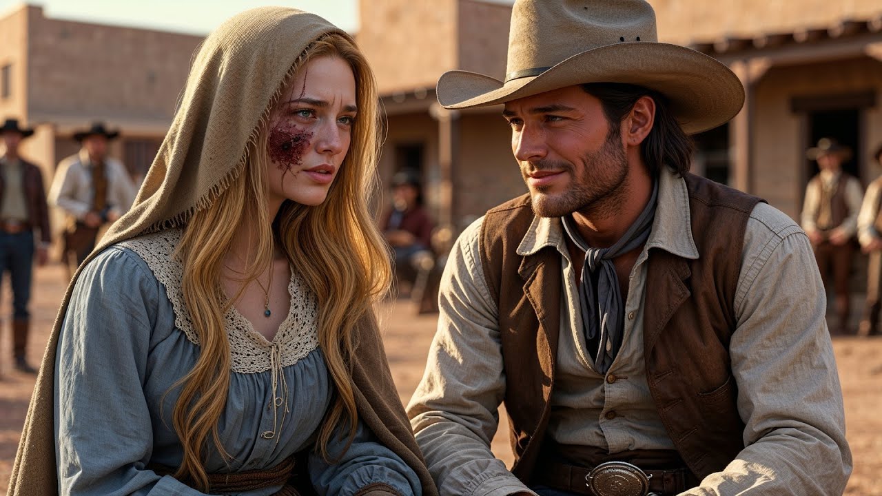 Woman Hid Her Face From Townsfolk’s Laughter, A Cowboy Sat Beside Her And Called Her Gold