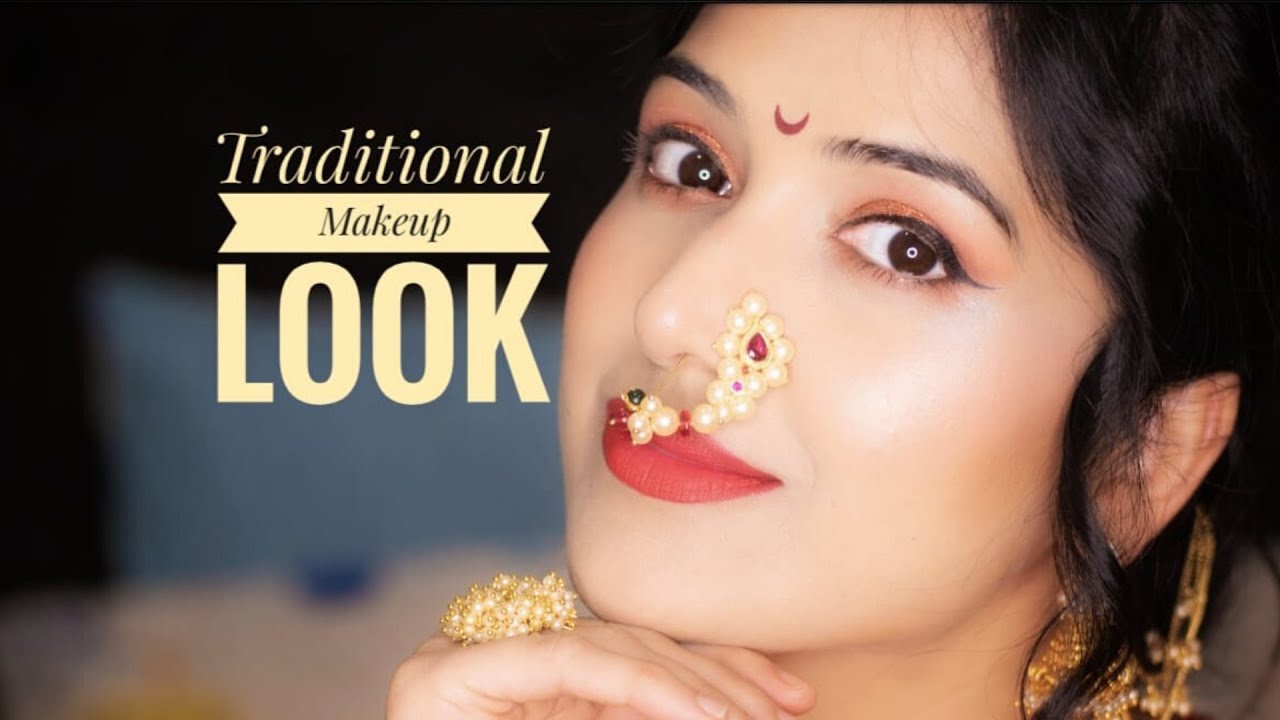 TRADITIONAL MAKEUP TUTORIAL | GUDI PADWA LOOK | LIBERTY SKIN PREP TECHNIQUE.