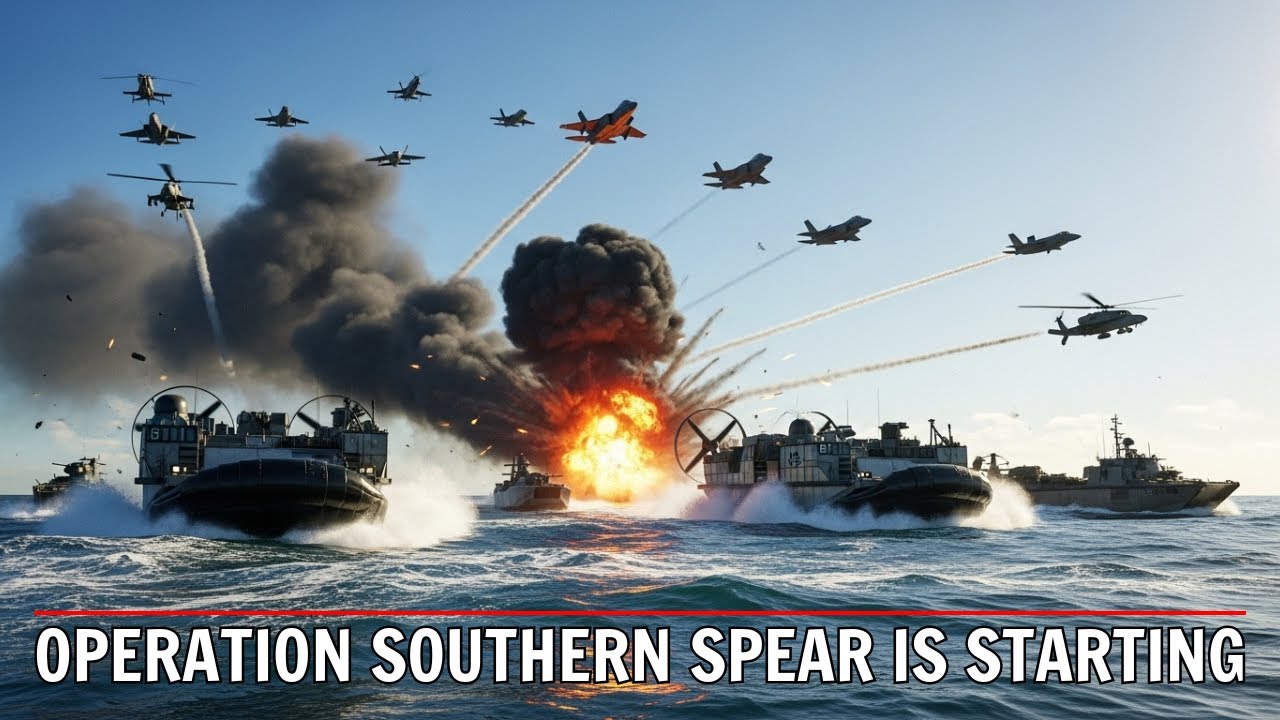 Venezuela Shocked! Operation Southern Spear Starts Now! U.S. Military on the Move