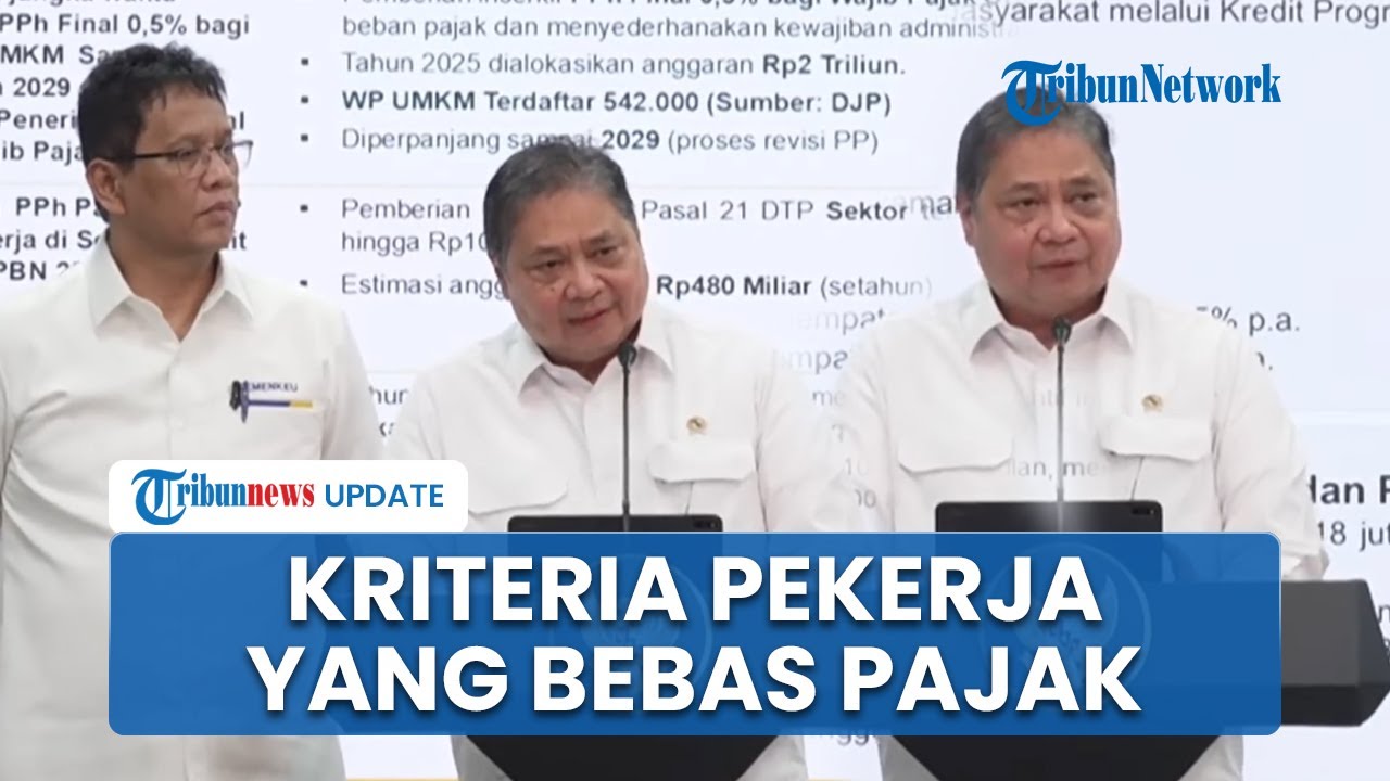 Pemerintah Bebaskan Pajak Gaji di Bawah Rp 10 Juta, Berlaku untuk Pekerja Industri hingga Pariwisata