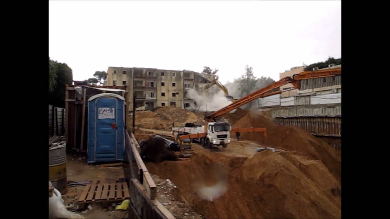 הריסת בניין חנקין 35 חולון