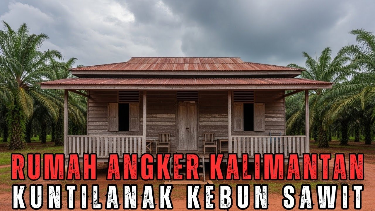 MENGERIKAN SEREM BANGET TIAP MALAM !! RUMAH ANGKER DI PEDALAMAN KALIMANTAN KUNTILANAK KEBUN SAWIT