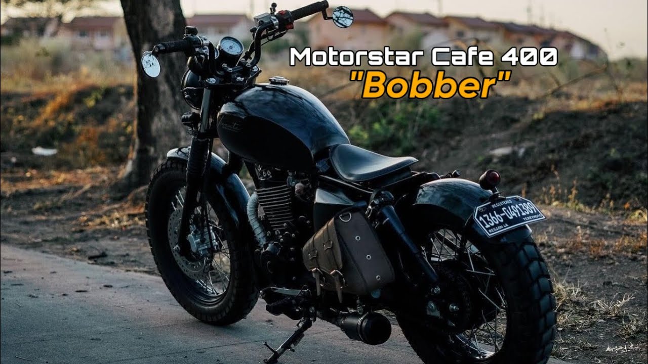 Motorstar Cafe 400 “Bobber” build | AJ RETRO