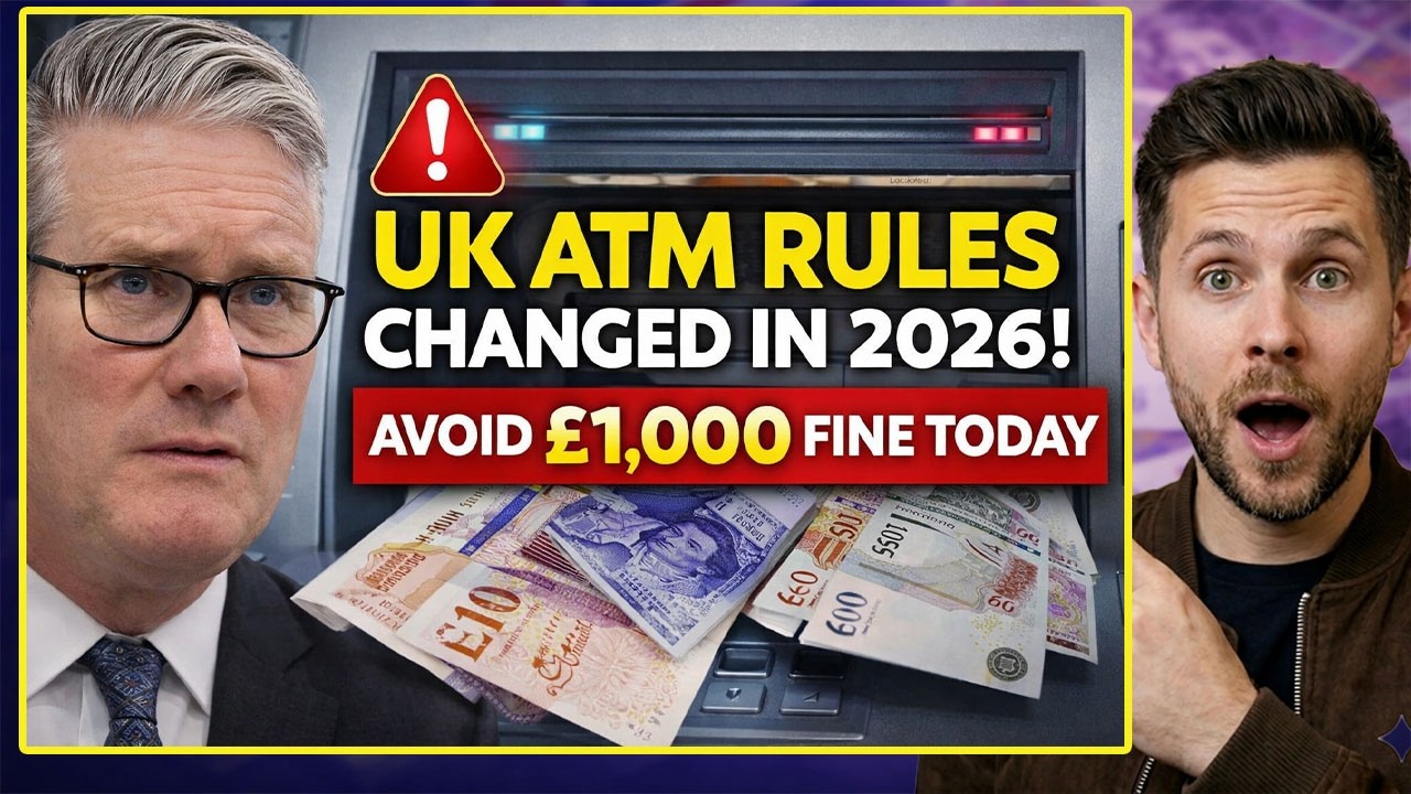 🚨 UK ATM Rules Changed in 2026 | New Cash Withdrawal Laws Explained | Avoid a &pound;1,000 Fine Today