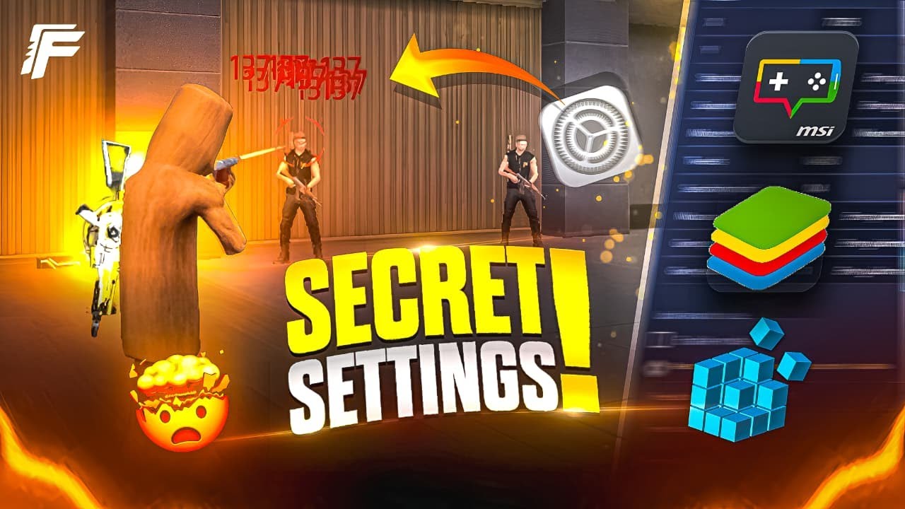 ENABLE THIS BRAZILIAN SECRET SETTINGS : To Get 99% Headshots l Bluestacks 5 l Msi 5 (4K)