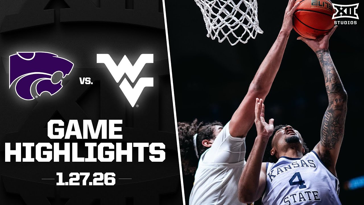 Kansas State vs. West Virginia Game Highlights | 2025-26 Big 12 Men’s Basketball