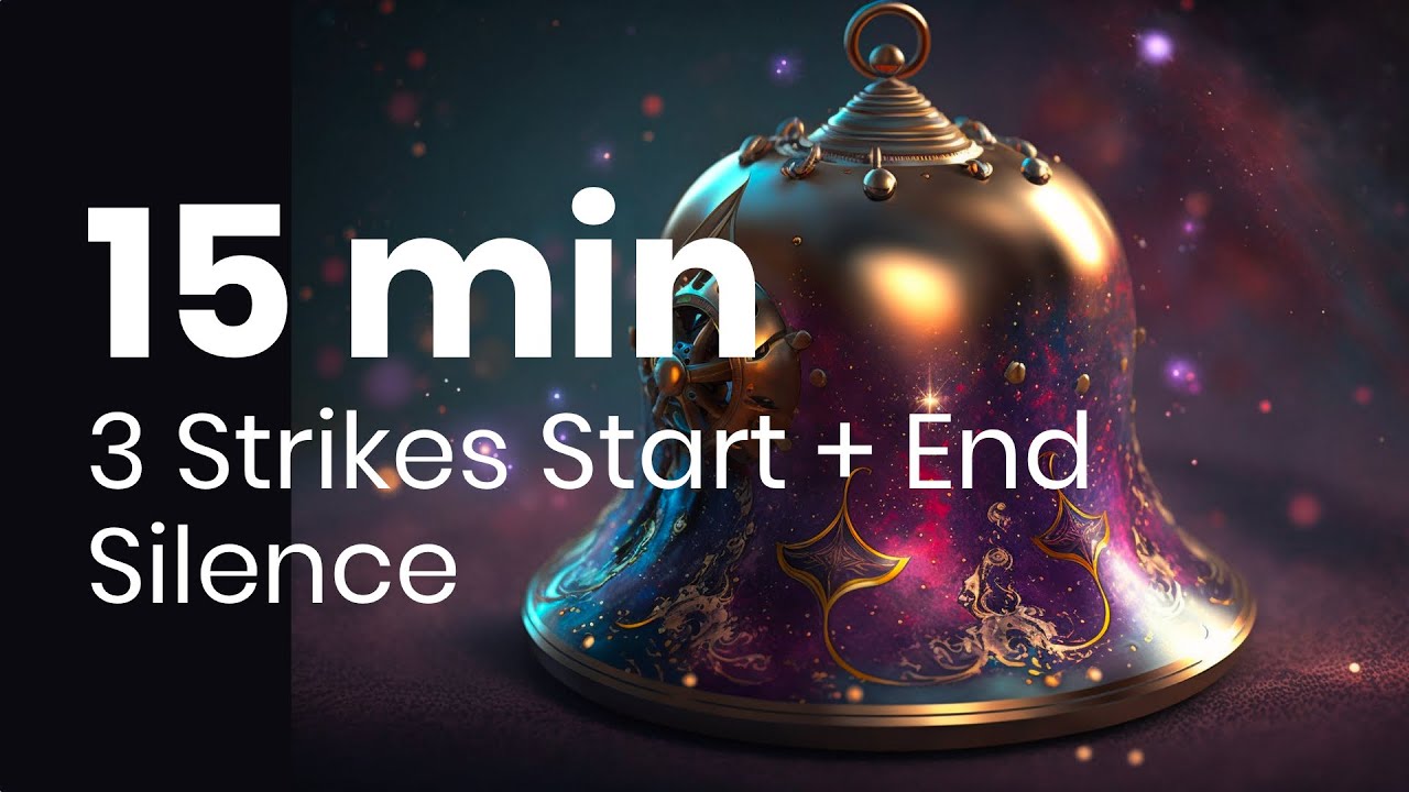 15 Minute Meditation Timer Silent with Bell