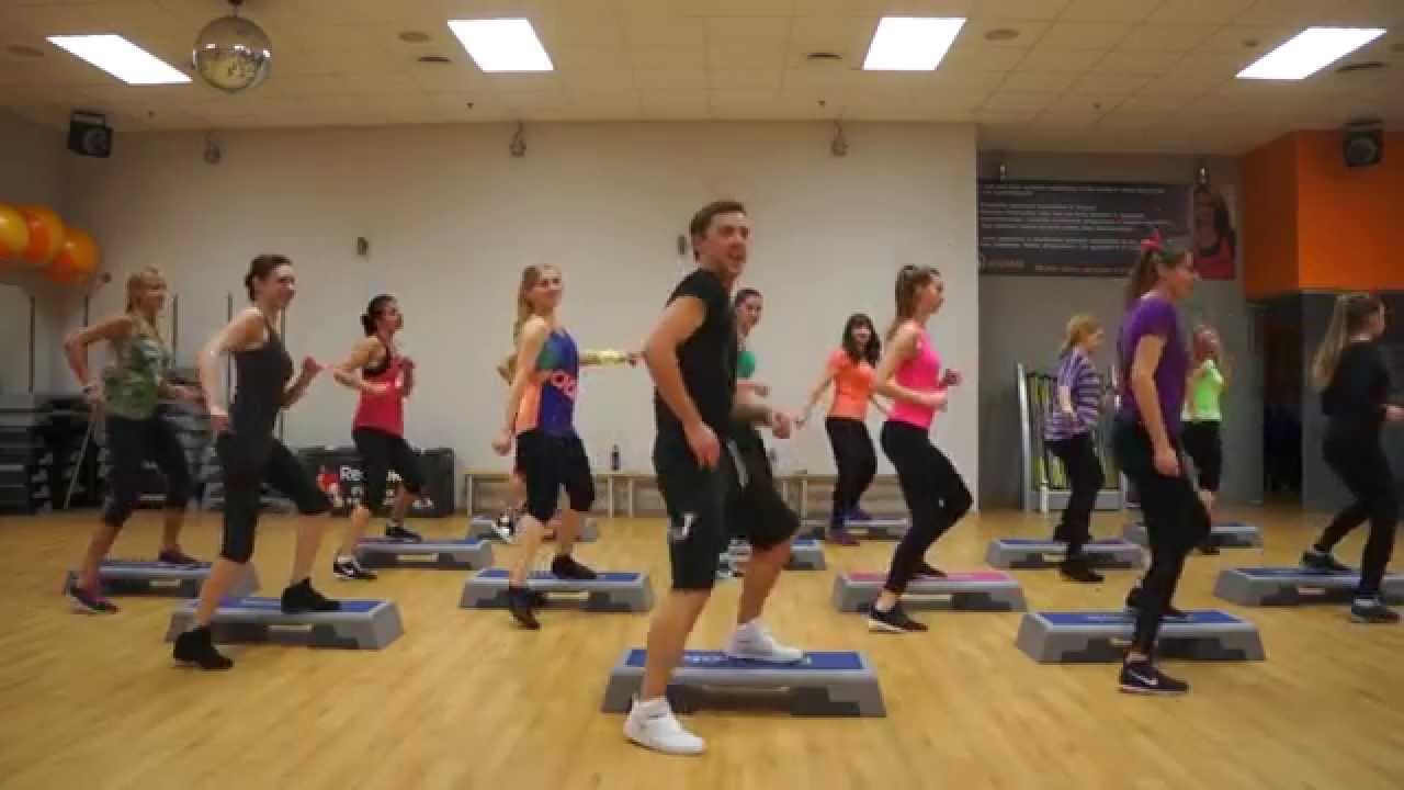 ZUMBA STEP Warm up - DJ Baddmixx_ Kristin - Hit The Lights