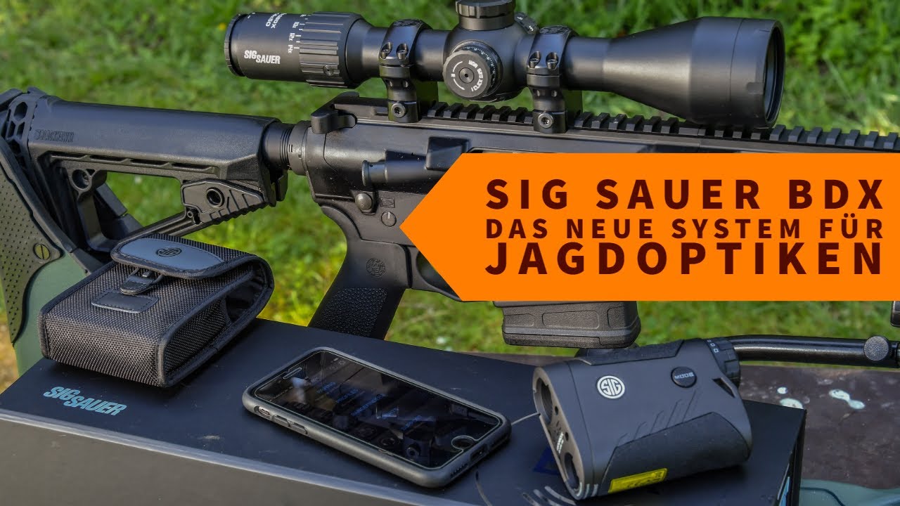 SIG Sauer BDX-Set: Range Finder, Zielfernrohr und Smartphone koppeln f&uuml;r bessere Treffer
