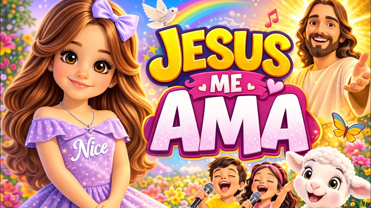 JESUS ME AMA ❤️ | Louvor Infantil com a Nice | Música Gospel para Crianças