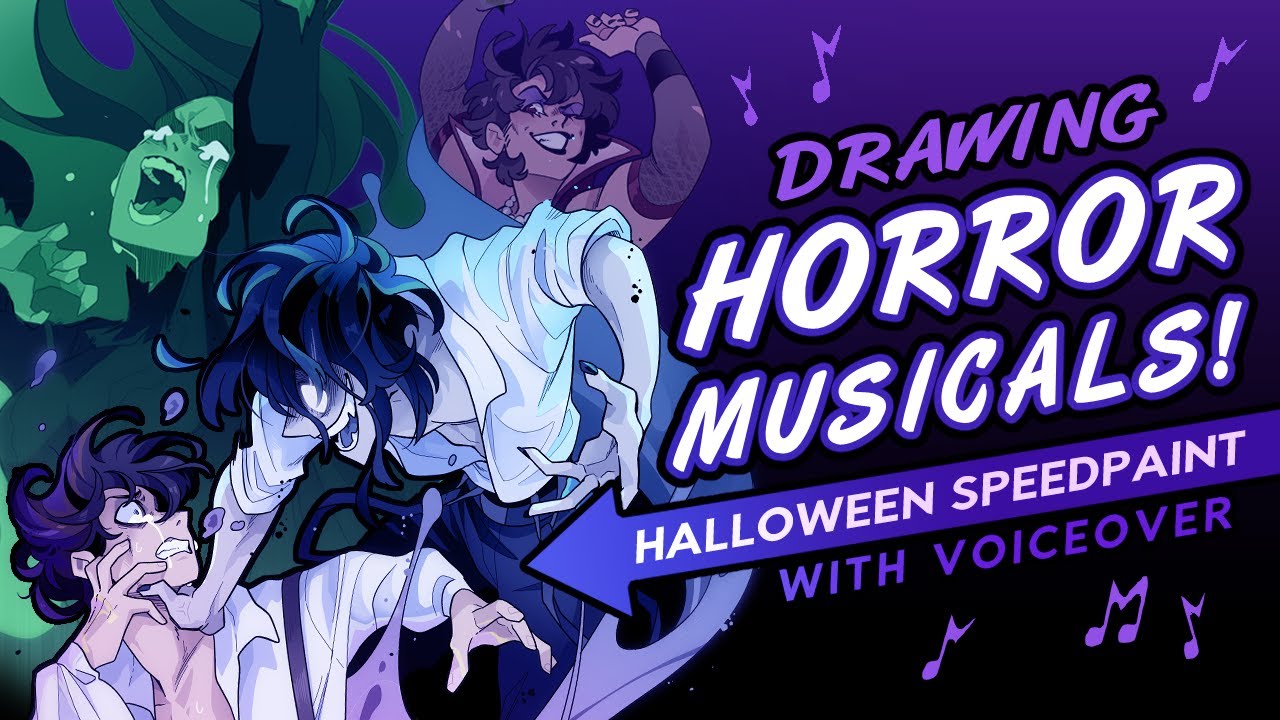 A Spooky Musical Thrillogy! 🎃 | Halloween SPEEDPAINT