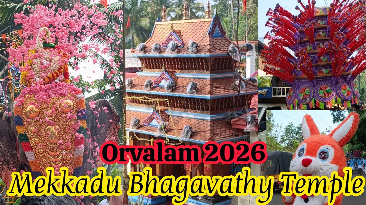 Mekkadu Temple Orvalam 2026 | Kanyakumari Procession 🛕🔥 | Elephant 🐘