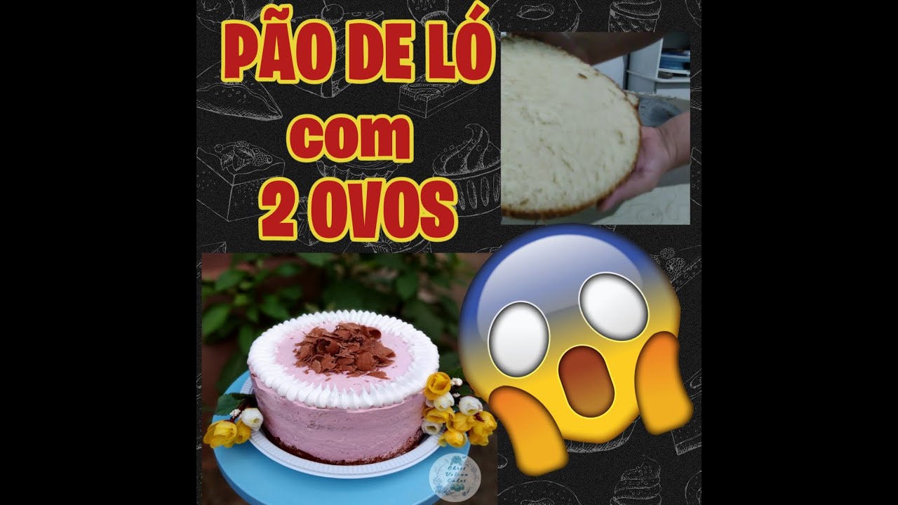 Pão de ló com 2 OVOS