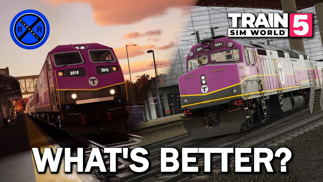 Что лучше? — MBTA Commuter или Boston Sprinter! — Train Sim World 5
