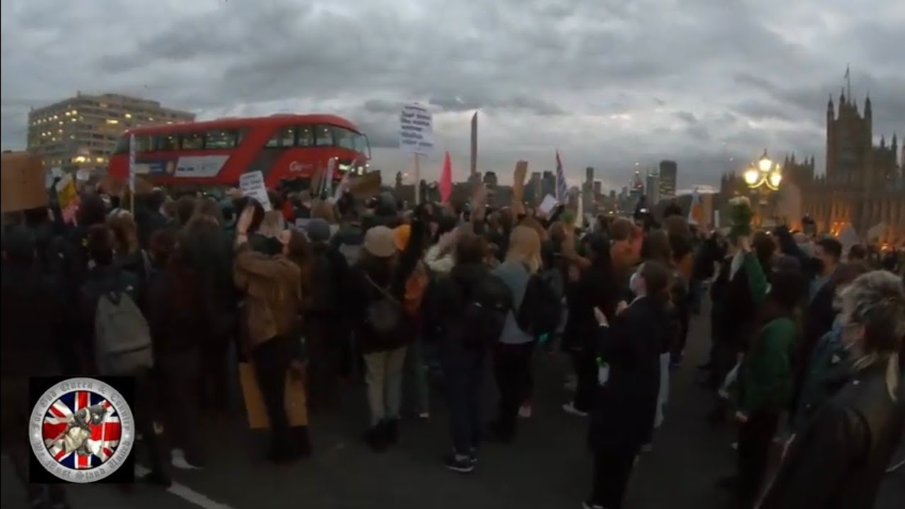 London Kill The Bill Protest Highlights 3 Westminster Bridge