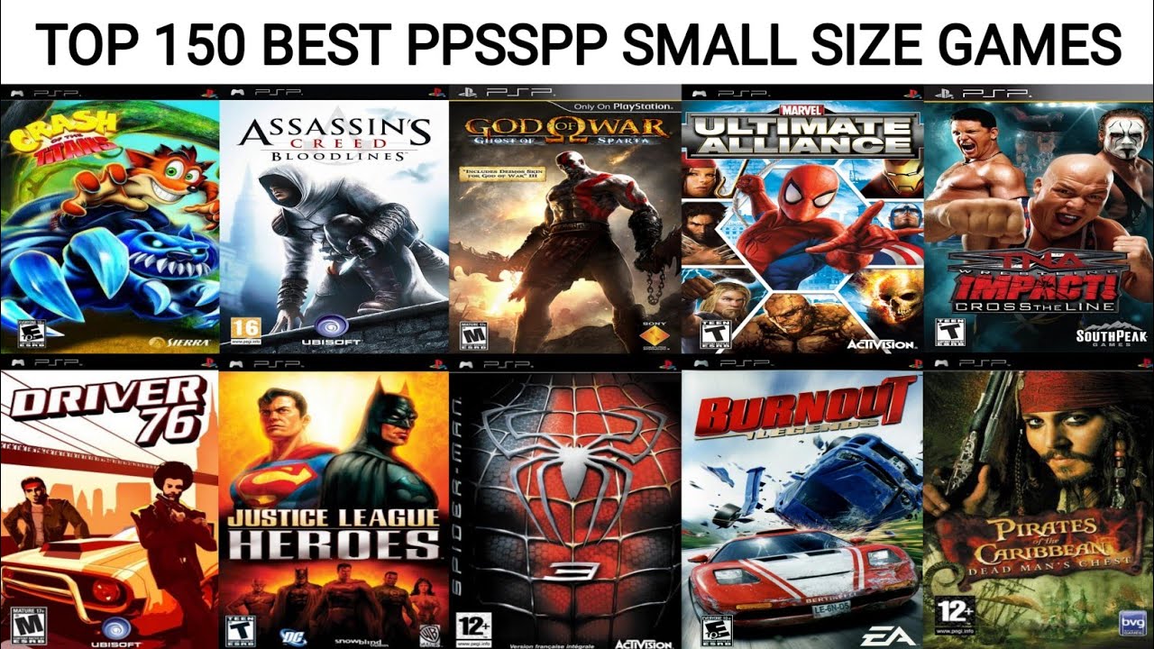 Top 150 Game PPSSPP Ukuran Kecil Terbaik Sepanjang Masa Versi Game Box2002 | Game PSP Terbaik