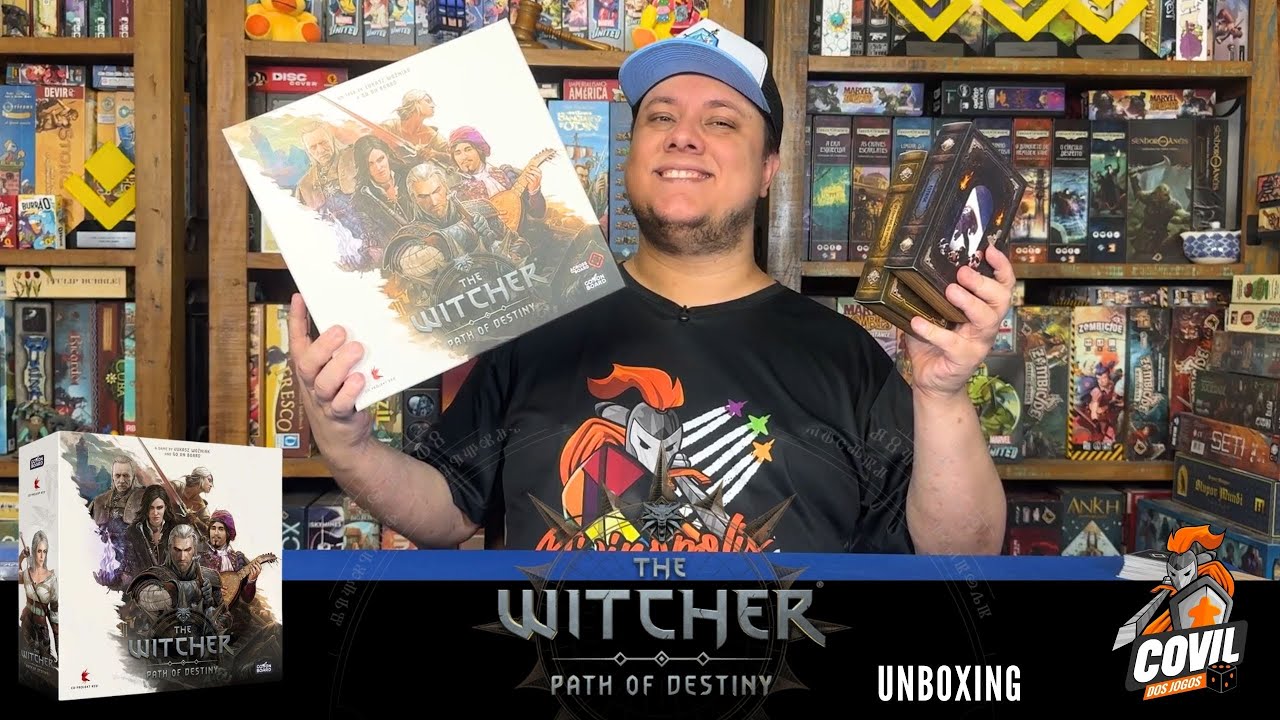 O que tem na Caixa? Unboxing The Witcher: Path of Destiny (Deluxe)