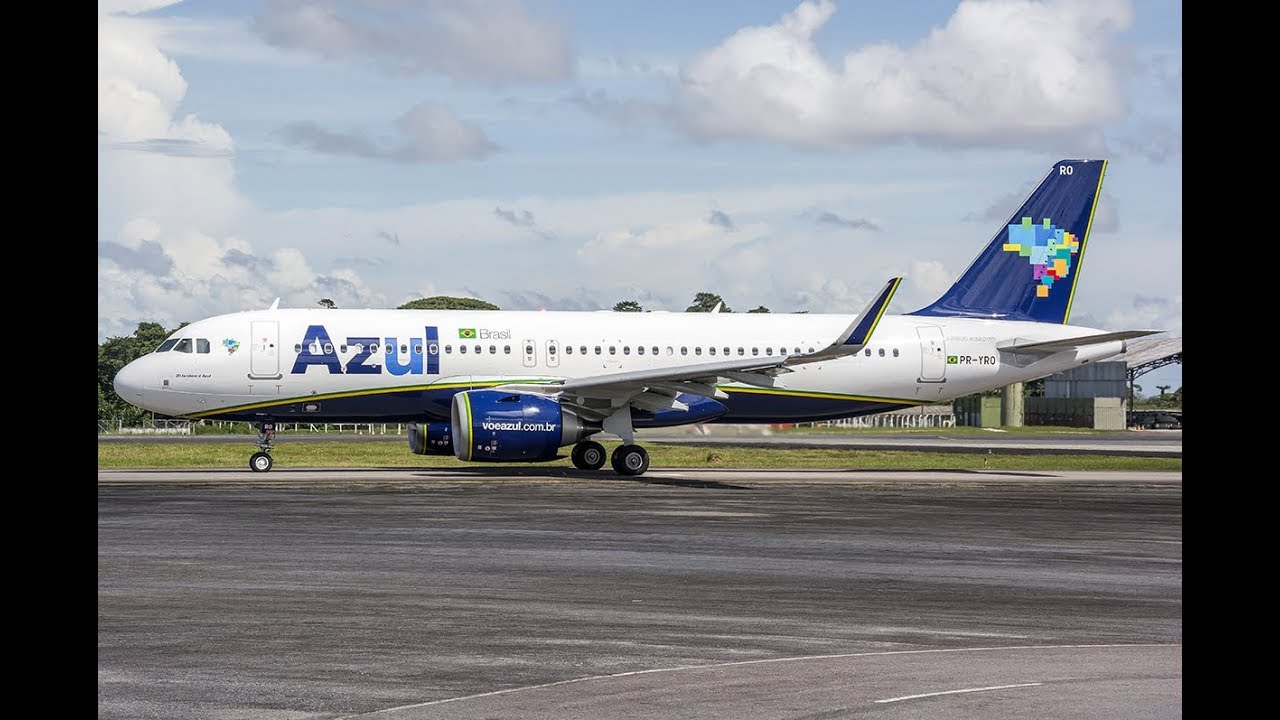 Полный рейс: Ресифи (SBRF) в Гуарульюс / Сан-Паулу (SBGR) A320Neo Azul Linhas Aéreas 02/01/2019