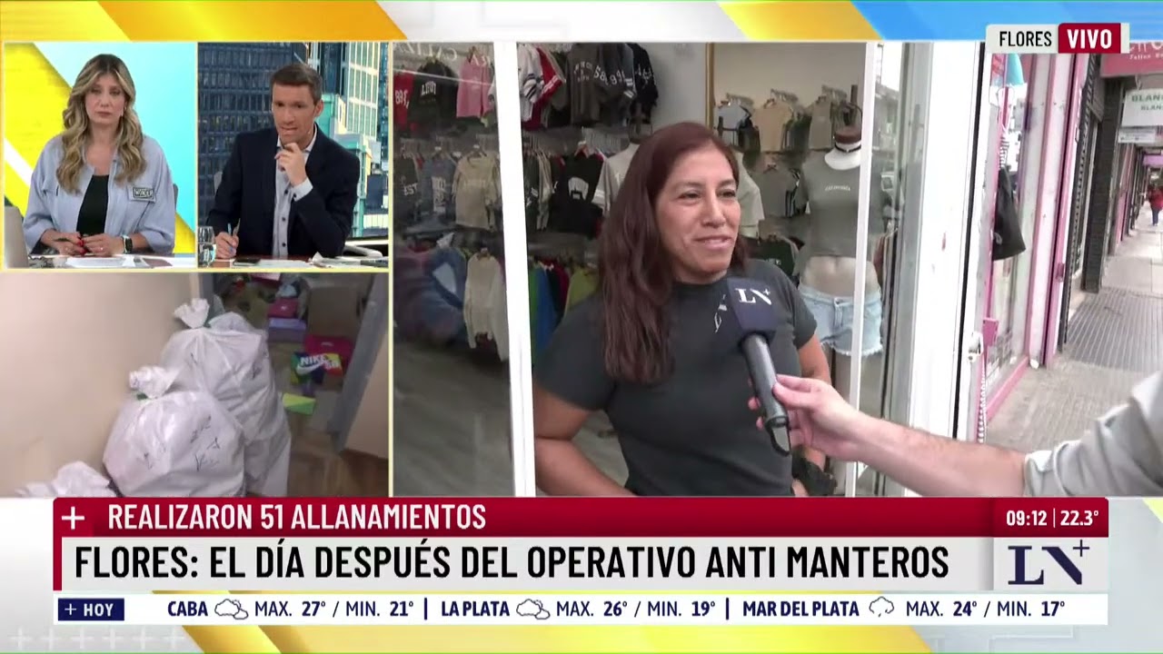 Realizaron 51 allanamientos: el día después del operativo anti manteros