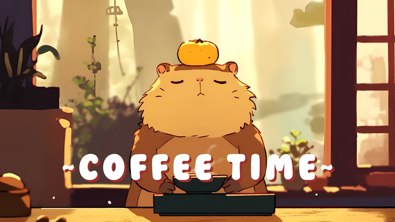 [Full Hour] Capybara Music Channel - Lofi Hip Hop for Studying ~ Relaxing Vibes ~ 🦫 ✨ 🌙 | Non Sto...