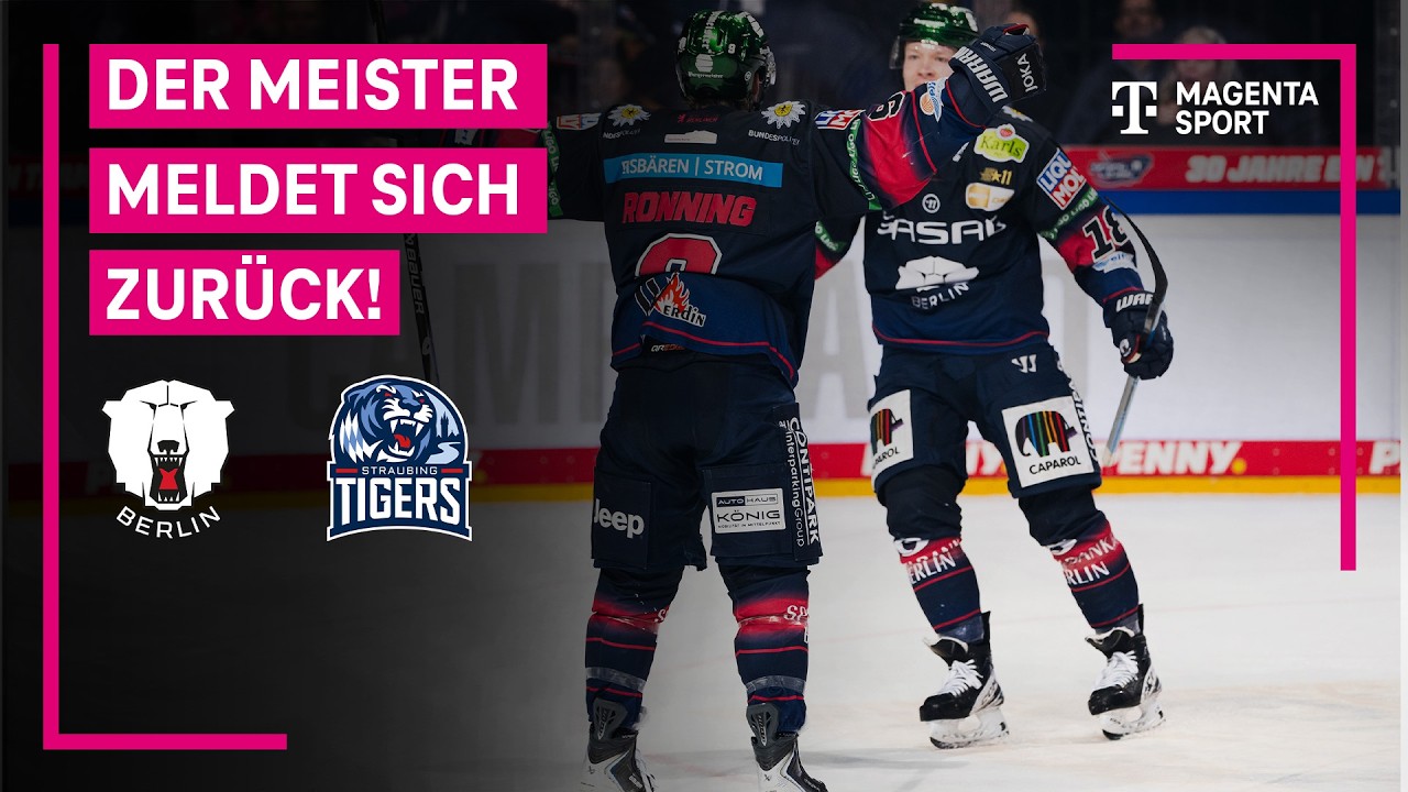 Eisb&auml;ren Berlin - Straubing Tigers | PENNY DEL Playoffs, Viertelfinale | MAGENTA SPORT