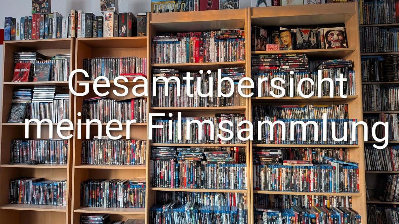 Gesamtübersicht meiner Filmsammlung 2025