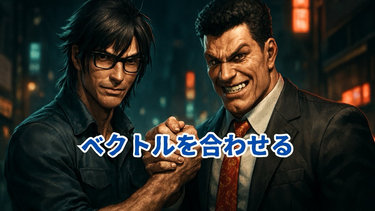 ベクトルを合わせる