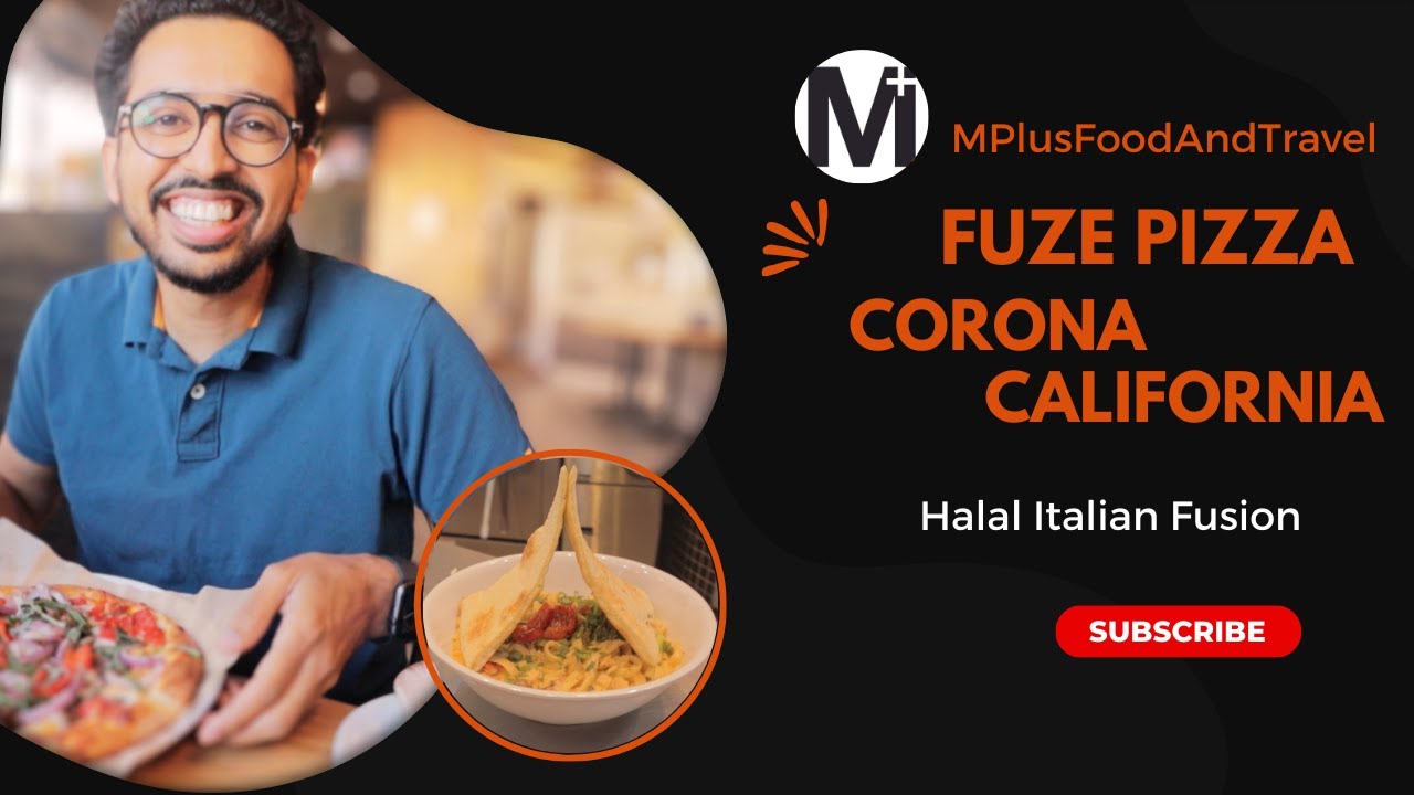 🔥 Fuze Pizza Review in Corona, California! 🍕 Must-Try Halal Pizza Spot!