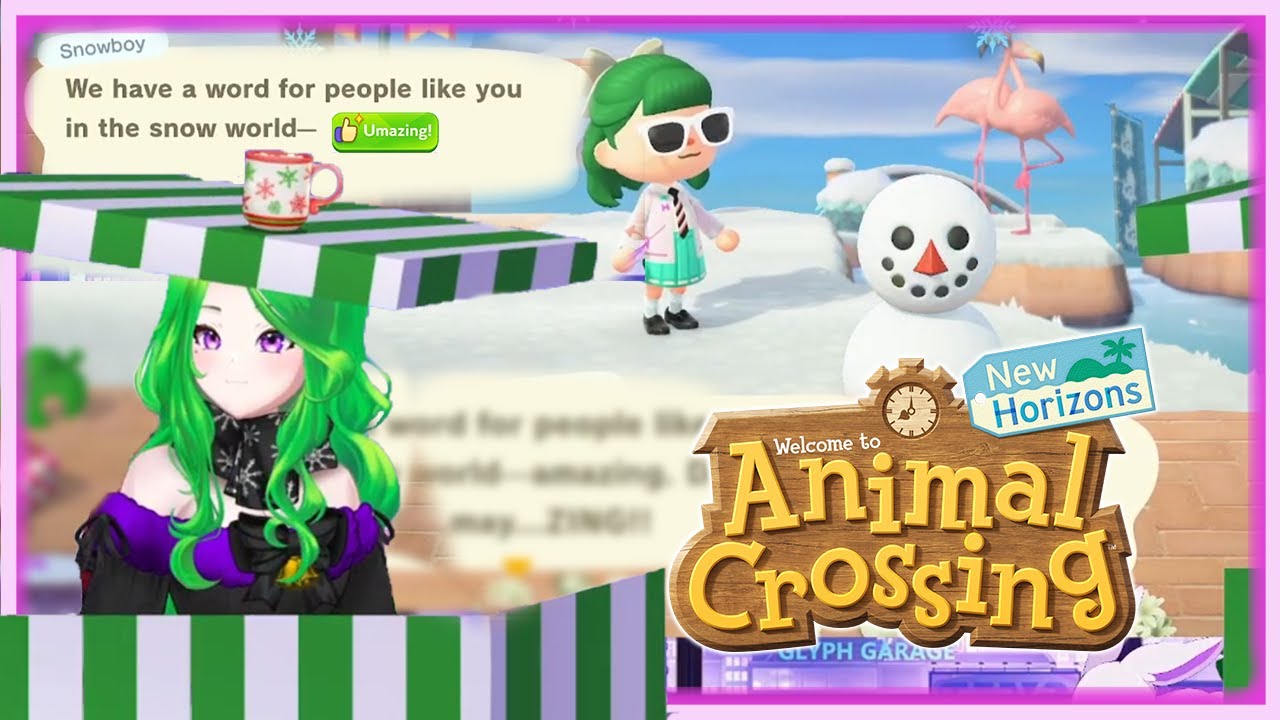 Church_hb: Island Snow Day (Animal Crossing: New Horizons)