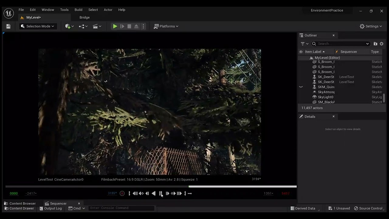 Level designed in UE5 - inspired from the game : The Last of Us